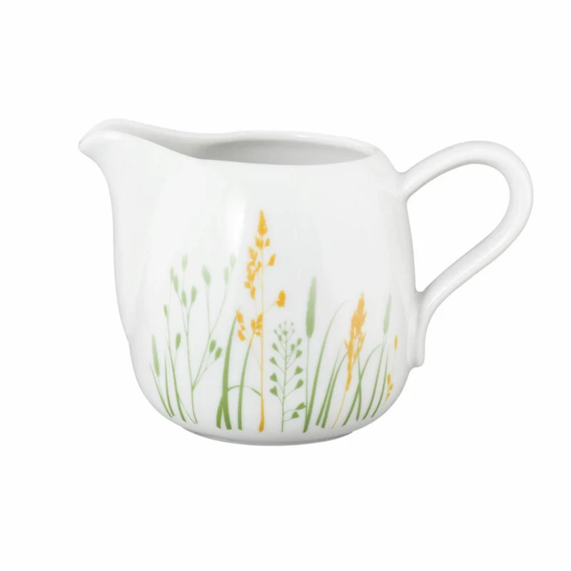 Seltmann Weiden Liberty Milchkännchen, Kännchen, Milchgießer, Milchkanne, Porzellan, Meadow Grasses Green, 280 ml, 001.768771
