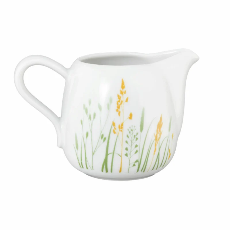 Seltmann Weiden Liberty Milchkännchen, Kännchen, Milchgießer, Milchkanne, Porzellan, Meadow Grasses Green, 280 ml, 001.768771