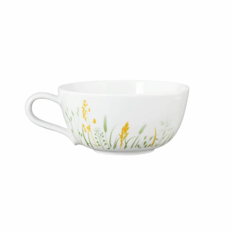 Seltmann Weiden Liberty Teeobertasse Groß, Teetasse, Tee Tasse, Porzellan, Meadow Grasses Green, 290 ml, 001.768773