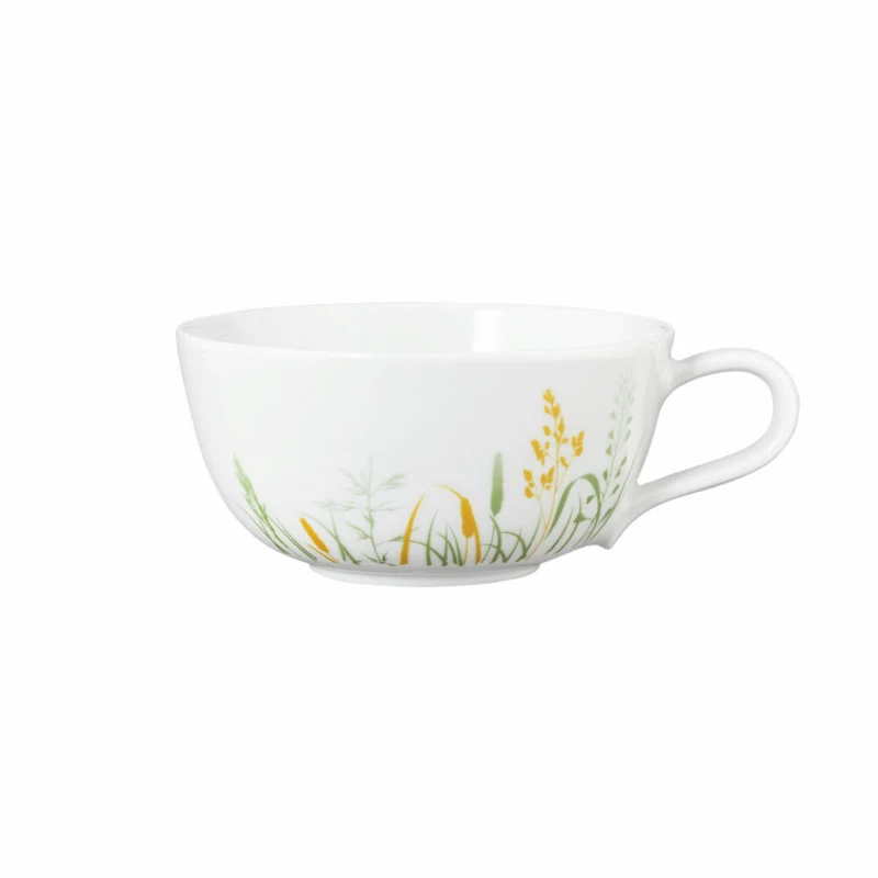 Seltmann Weiden Liberty Teeobertasse Groß, Teetasse, Tee Tasse, Porzellan, Meadow Grasses Green, 290 ml, 001.768773