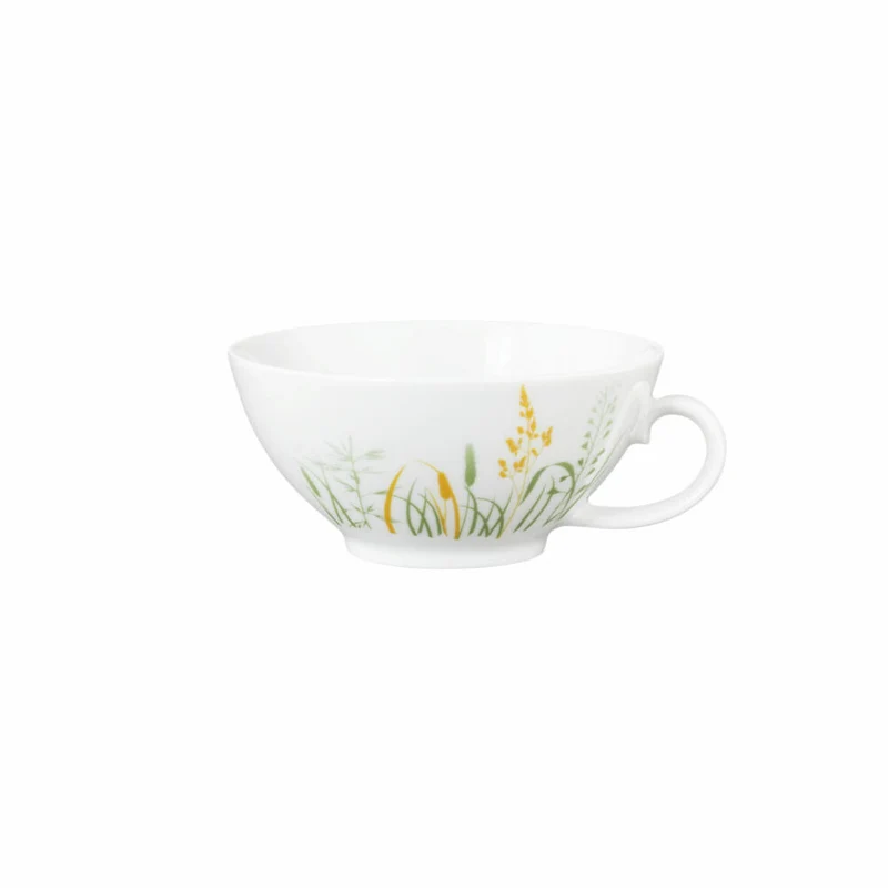 Seltmann Weiden Liberty Teeobertasse Klein, Teetasse, Tee Tasse, Porzellan, Meadow Grasses Green, 140 ml, 001.768776
