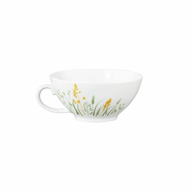 Seltmann Weiden Liberty Teeobertasse Klein, Teetasse, Tee Tasse, Porzellan, Meadow Grasses Green, 140 ml, 001.768776