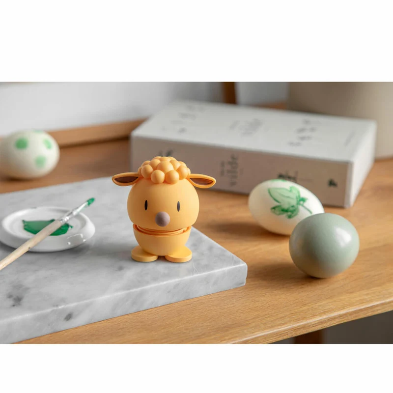Hoptimist Dekofigur Soft Lambert S Mimosa, Schaf, Wackelfigur, Kunststoff, 7.5 cm, 28042