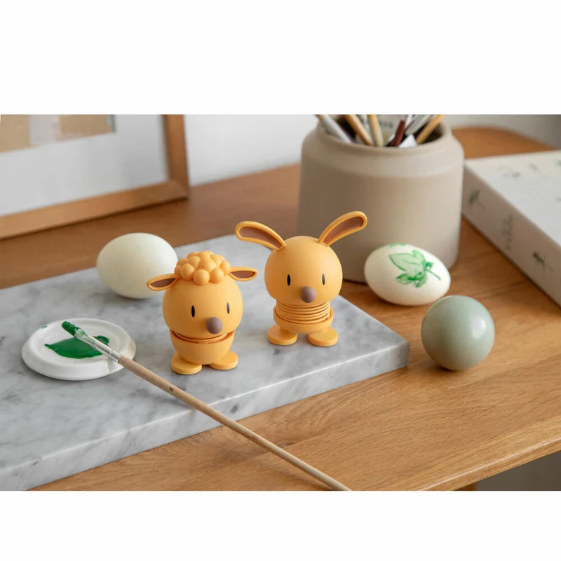 Hoptimist Dekofigur Soft Lambert S Mimosa, Schaf, Wackelfigur, Kunststoff, 7.5 cm, 28042