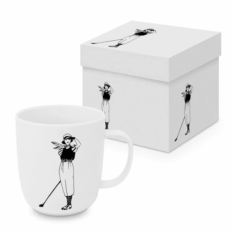 PPD Atelier Golfeuse Matte Mug, in Geschenkbox, Henkelbecher, Kaffeebecher, Becher, Tasse, New Bone China, 400 ml, 161402526