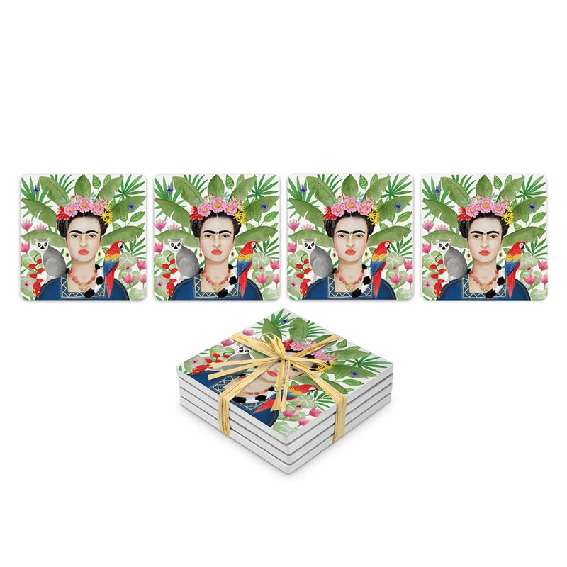 PPD Coyoacàn Design Coaster, 4-tlg., Untersetzer, Glasuntersetzer, Dolomit, 186502567