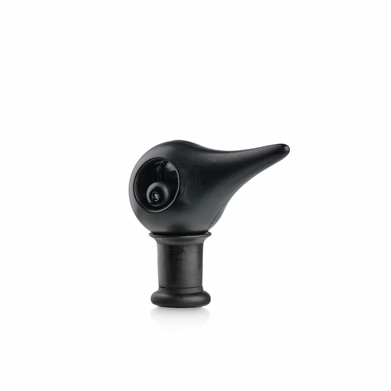 Zone Denmark Weinverschluss Rocks Bird, Flaschenverschluss, Weinstopfen, Verschluss Flasche, Silikon / ABS, Black, 11854