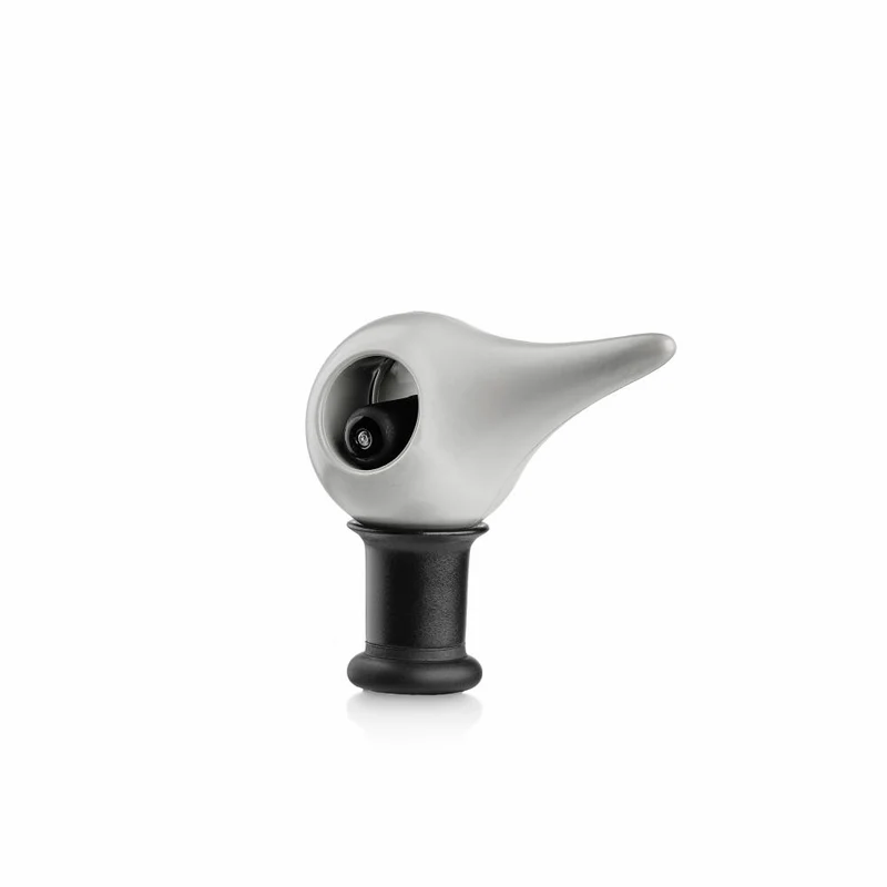 Zone Denmark Weinverschluss Rocks Bird, Flaschenverschluss, Weinstopfen, Verschluss Flasche, Silikon / ABS, Warm Grey, 11856