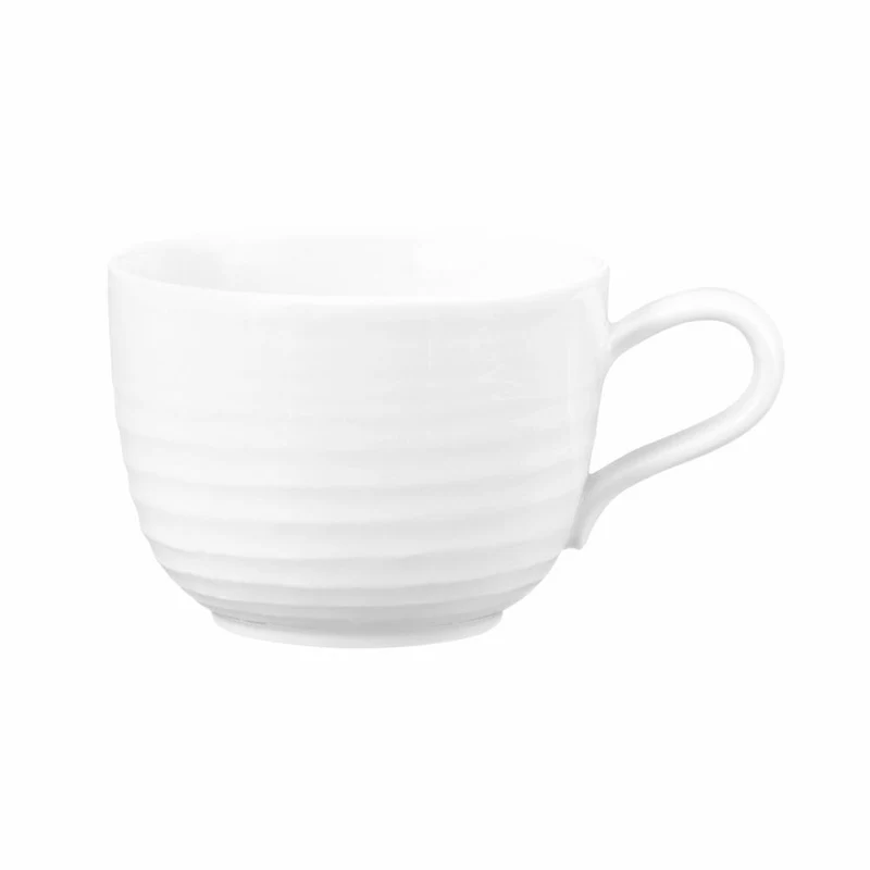 Seltmann Weiden Terra Kaffeeobertasse, Kaffeetasse, Kaffee Tasse, Porzellan, Weiß, 260 ml, 001.764975