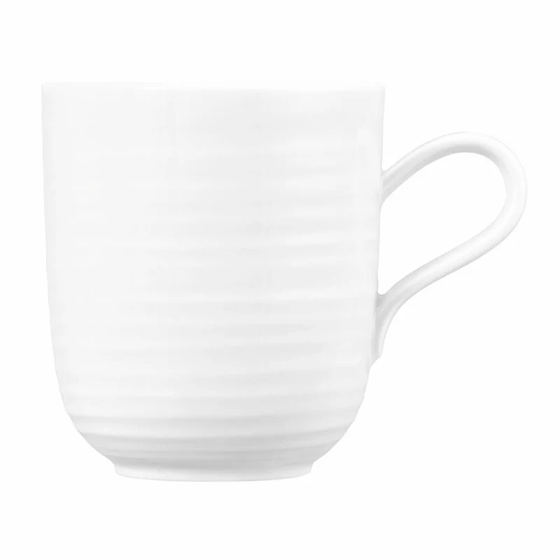 Seltmann Weiden Terra Becher, Kaffeebecher, Teetasse, Tasse, Porzellan, Weiß, 400 ml, 001.764979