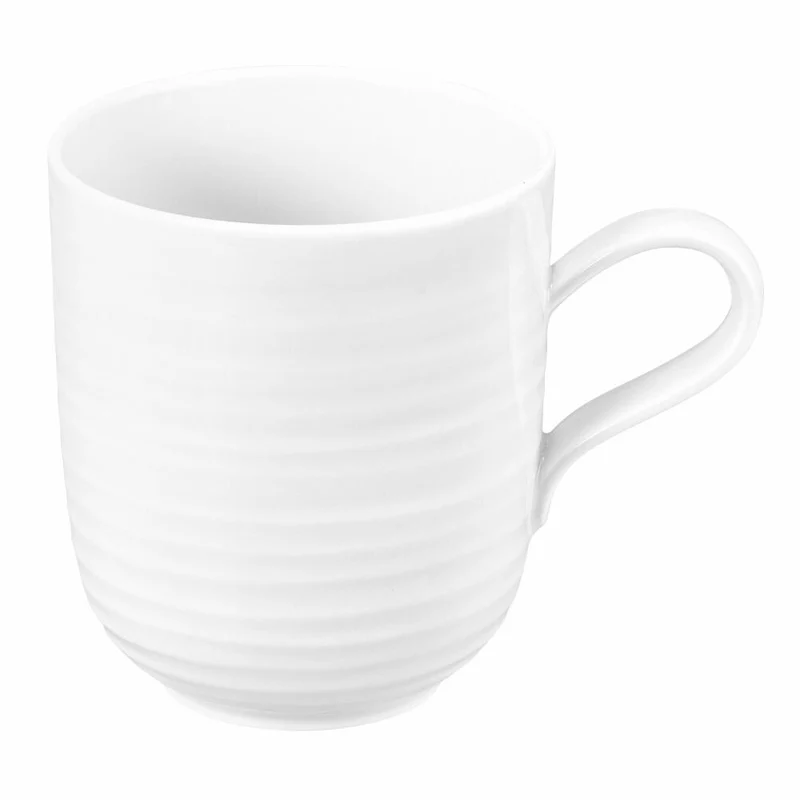 Seltmann Weiden Terra Becher, Kaffeebecher, Teetasse, Tasse, Porzellan, Weiß, 400 ml, 001.764979