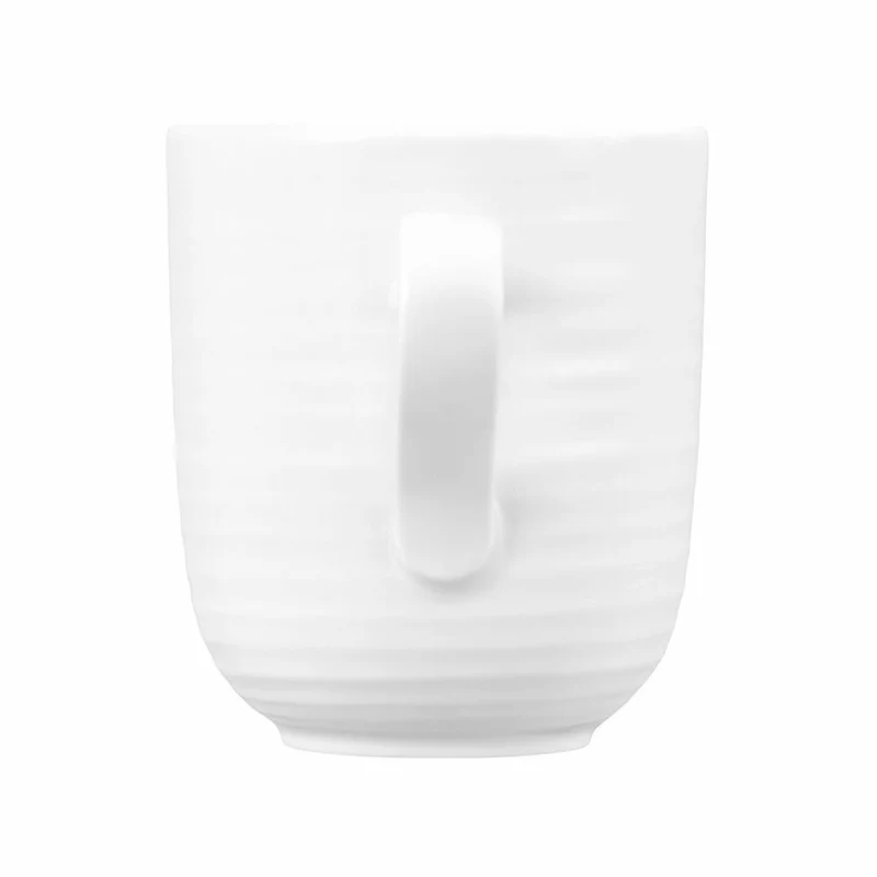 Seltmann Weiden Terra Becher, Kaffeebecher, Teetasse, Tasse, Porzellan, Weiß, 400 ml, 001.764979