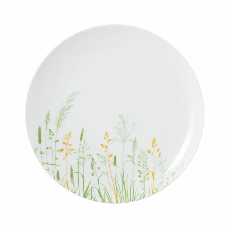 Seltmann Weiden Liberty Frühstücksteller, Teller, Kuchenteller, Porzellan, Meadow Grasses Green, Ø 22.7 cm, 001.768780