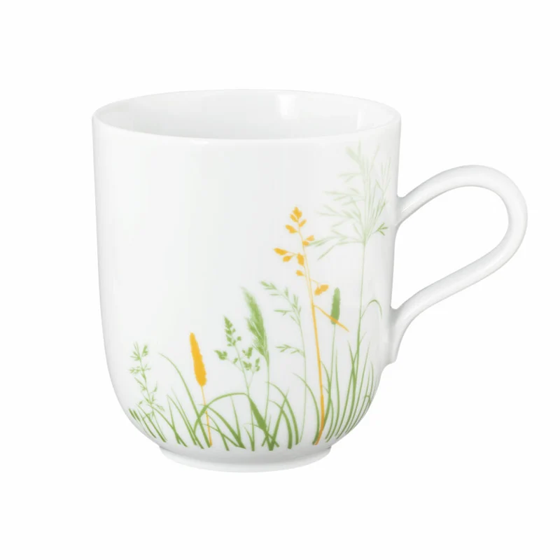 Seltmann Weiden Liberty Becher, Kaffeebecher, Teetasse, Tasse, Porzellan, Meadow Grasses Green, 400 ml, 001.768782