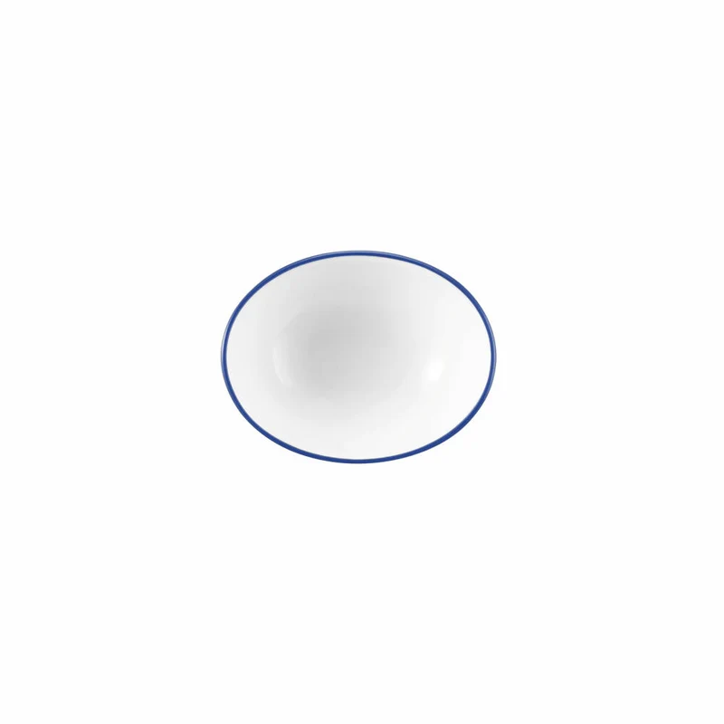 Seltmann Weiden Modern Life Bowl Oval, Schale, Schüssel, Porzellan, Black Line, 8.5 x 6.5 cm, 001.759261