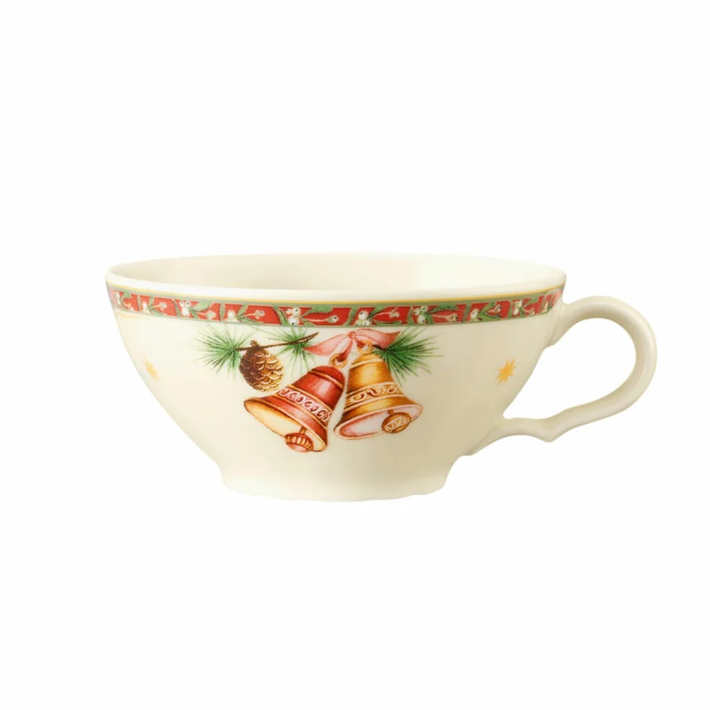 Seltmann Weiden Marie-Luise Teeobertasse, Teetasse, Tee Tasse, Porzellan, Weihnachtsnostalgie, 130 ml, 001.759418