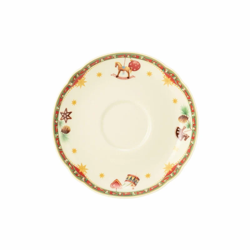 Seltmann Weiden Marie-Luise Teeuntertasse, Untertasse, Porzellan, Weihnachtsnostalgie, Ø 13 cm, 001.759419