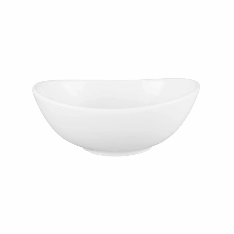 Seltmann Weiden Modern Life Bowl Oval, Schale, Schüssel, Porzellan, Weiß, 12 x 9.5 cm, 001.752838
