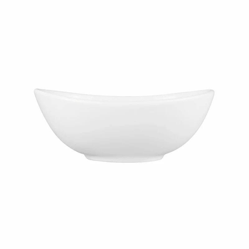 Seltmann Weiden Modern Life Bowl Oval, Schale, Schüssel, Porzellan, Weiß, 12 x 9.5 cm, 001.752838
