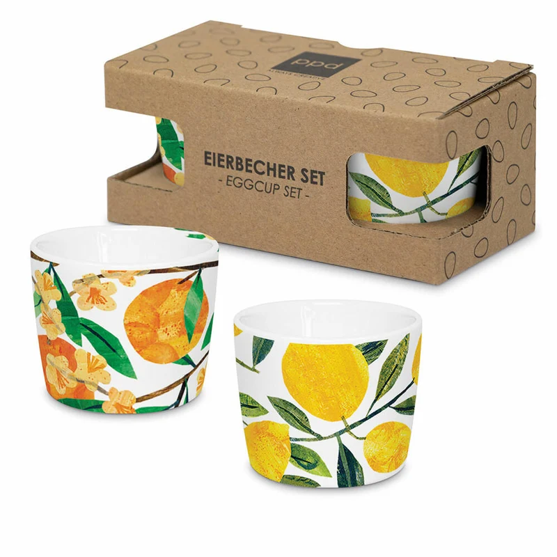 PPD Traceys Garden x 2 Egg Cup Set, 2-tlg., Eierbecher, Eierhalter, New Bone China, 162402702