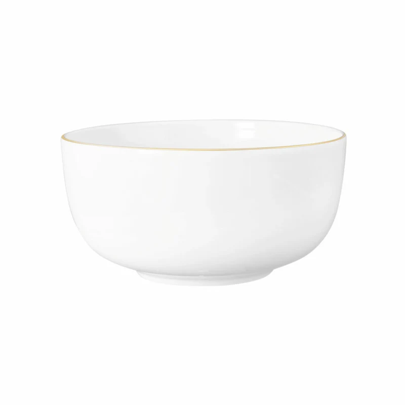 Seltmann Weiden Liberty Foodbowl, Schale, Schüssel, Porzellan, Goldrand, Ø 17.7 cm, 001.765036