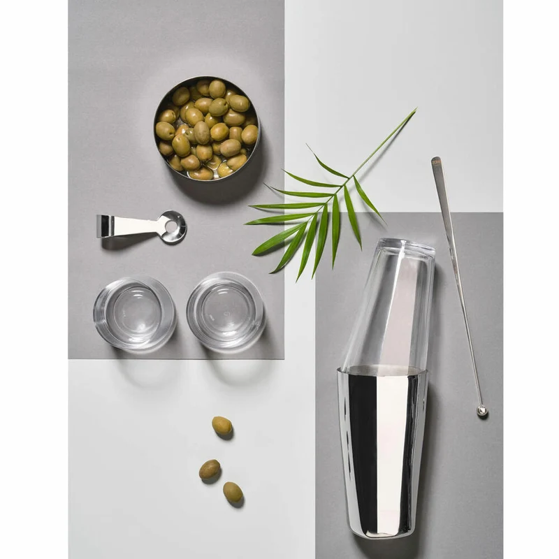 Zone Denmark Shaker Rocks, Cocktailshaker, Cocktailmixer, Stahl / Kunststoff, Polished Steel, 12205