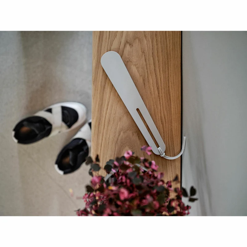 Zone Denmark Schuhanzieher A-Shoehorn, Schuhlöffel, Anziehhilfe, Metall / Eisen, White, 45 cm, 12351