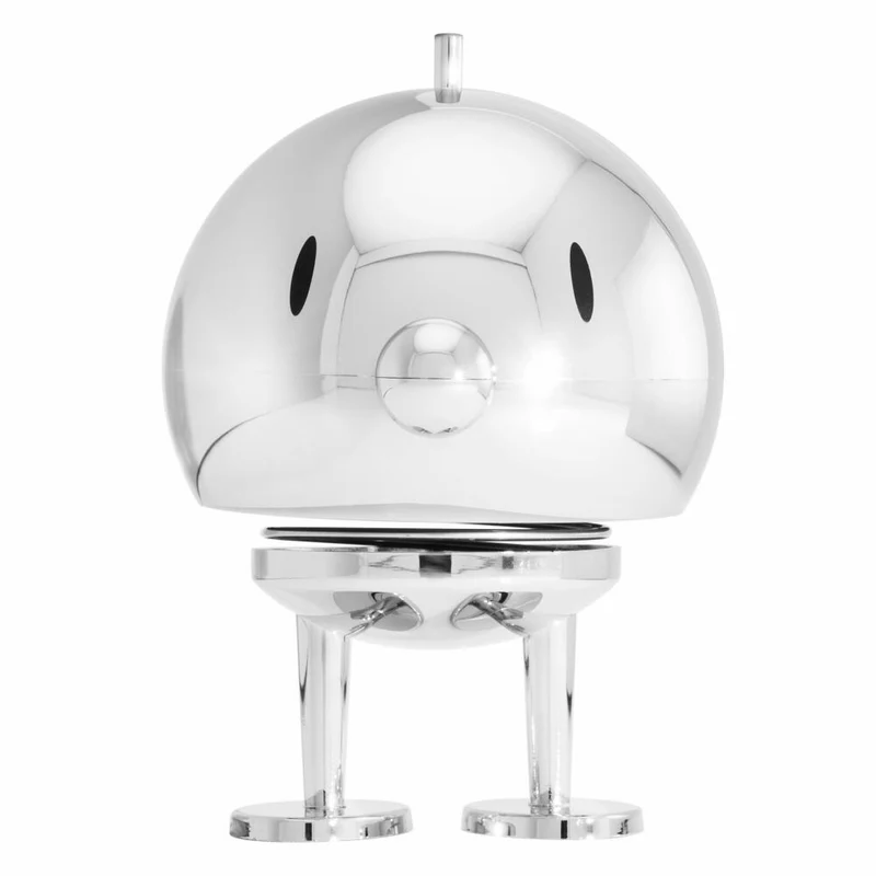 Hoptimist Bumble, Groß, Junge mit Fröhlichen Augen, Deko- / Spielidee, Kunststoff, Chrome, 2002-80
