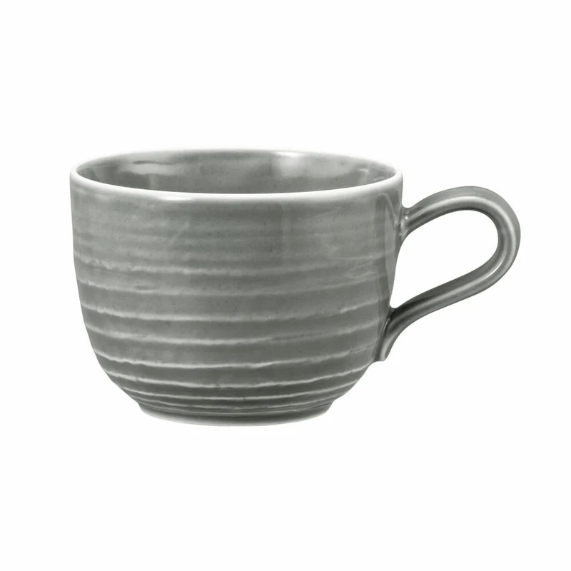 Seltmann Weiden Terra Kaffeeobertasse, Kaffeetasse, Kaffee Tasse, Porzellan, Perlgrau, 260 ml, 001.764987