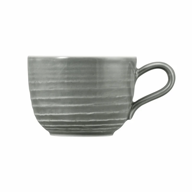 Seltmann Weiden Terra Kaffeeobertasse, Kaffeetasse, Kaffee Tasse, Porzellan, Perlgrau, 260 ml, 001.764987