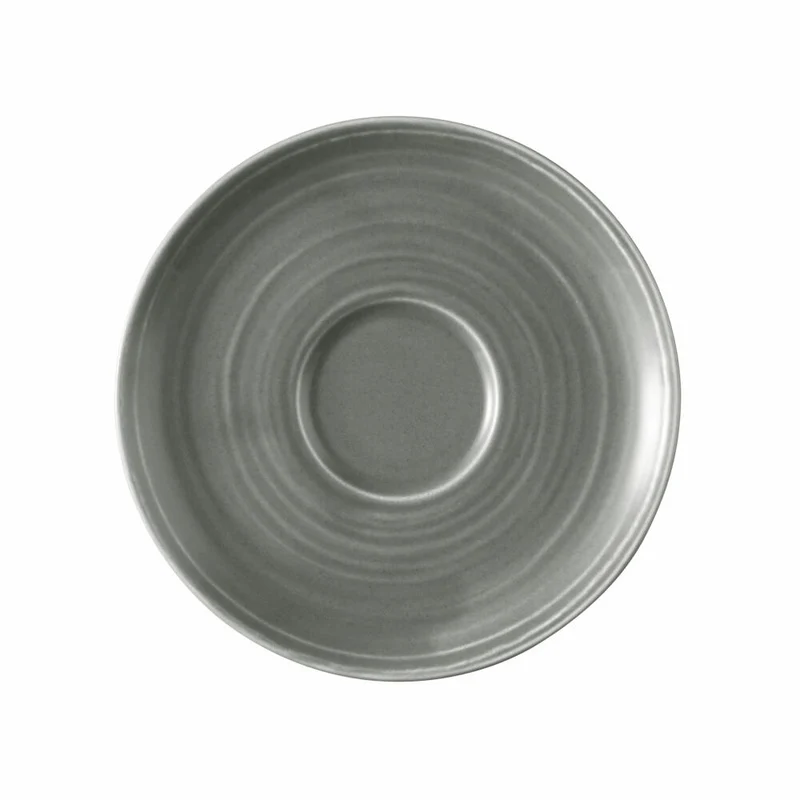 Seltmann Weiden Terra Kombi-Untertasse Groß, Unterteller, Porzellan, Perlgrau, Ø 16.1 cm, 001.764989