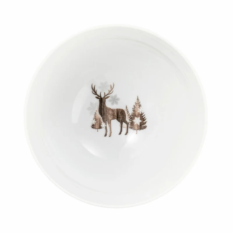 Seltmann Weiden Life Schüssel Rund, Müslischale, Schale, Porzellan, Christmas, Ø 15.5 cm, 001.753901