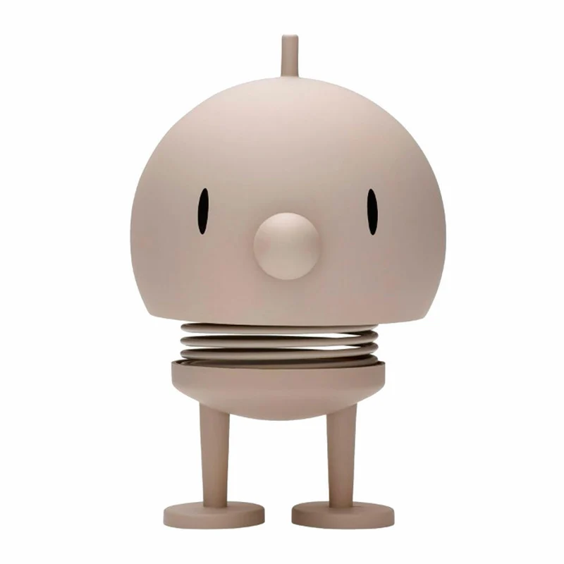 Hoptimist Medium Bumble, Wackelfigur, Wackel Figur, Dekoidee, Dekoration, Kunststoff, H 10 cm, Ash, 26114