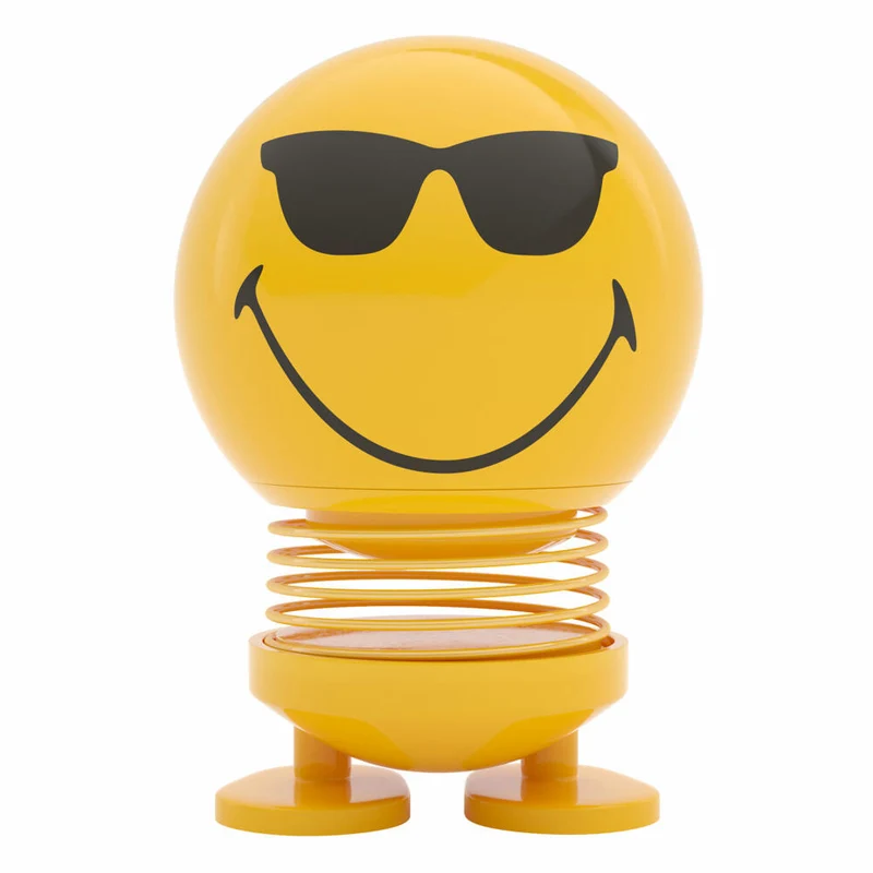 Hoptimist Baby Smiley Cool, Emoticon, Wackelfigur Spielidee, Kunststoff, 26197