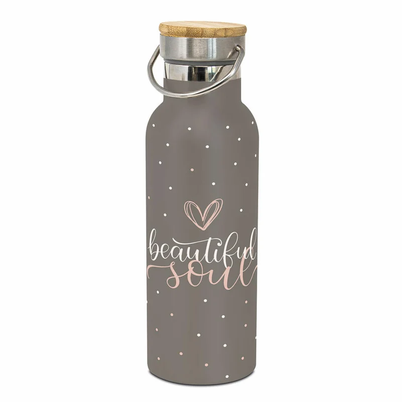 PPD Beautiful Soul Steel Bottle, Isolierflasche, Trinkflasche, Wasserflasche, Flasche, Edelstahl, 500 ml, 471345