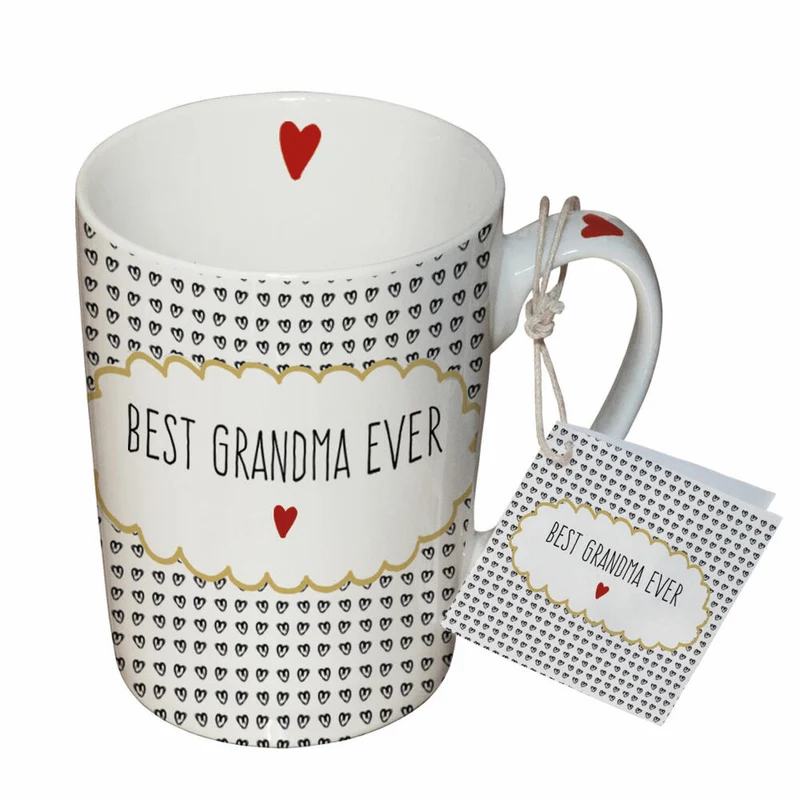 PPD Becher Best Grandma, Tasse, Teetasse, Kaffetasse, Kaffee Becher, New Bone China, 250 ml, 551279