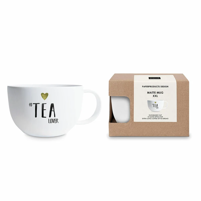 PPD Tea Lover Matte Mug XXL, Tasse, Kaffeetasse, Becher, New Bone China, 550 ml, 162701972