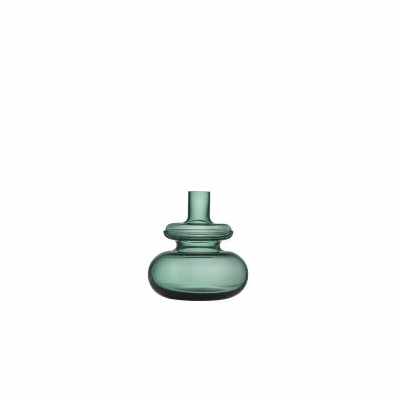 Zone Denmark Vase Inu, Tischvase, Dekovase, Mundgeblasenes Glas, Moos Green, H 25 cm, 25938