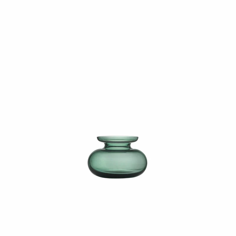 Zone Denmark Vase Inu, Tischvase, Dekovase, Mundgeblasenes Glas, Moos Green, H 25 cm, 25938