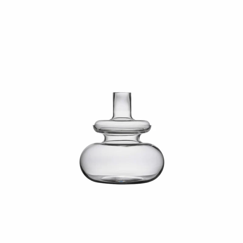 Zone Denmark Vase Inu, Tischvase, Dekovase, Mundgeblasenes Glas, Pure Clear, H 33 cm, 25942