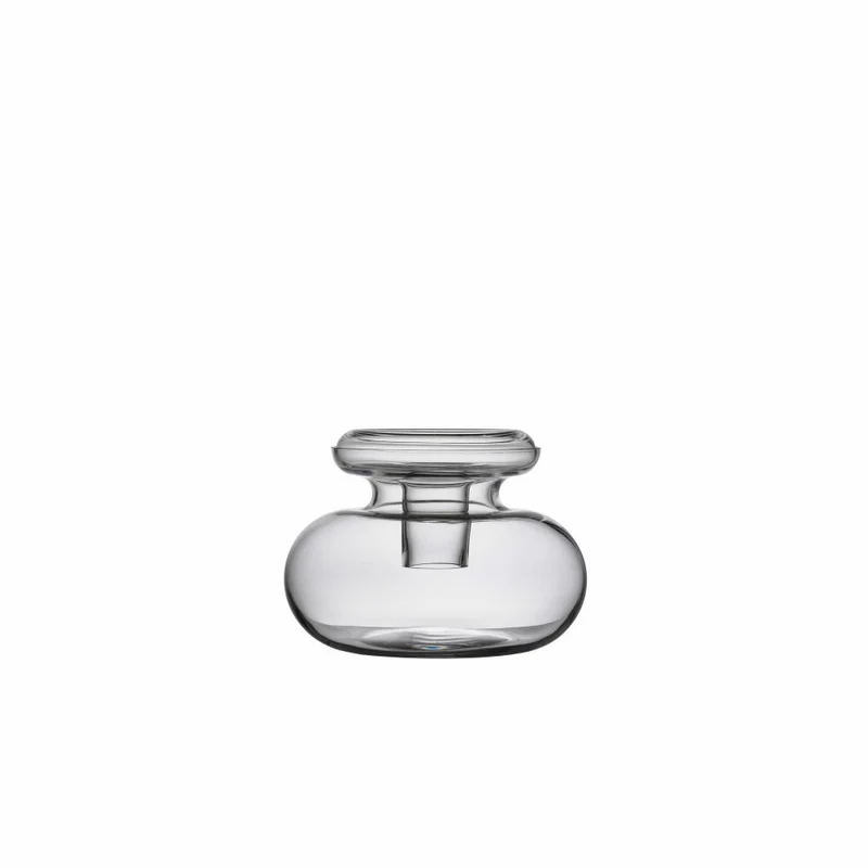 Zone Denmark Vase Inu, Tischvase, Dekovase, Mundgeblasenes Glas, Pure Clear, H 33 cm, 25942