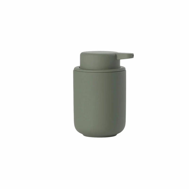 Zone Denmark Seifenspender Ume, Seifendosierer, Dosierspender, Steinzeug, Olive green, 250 ml, 26428