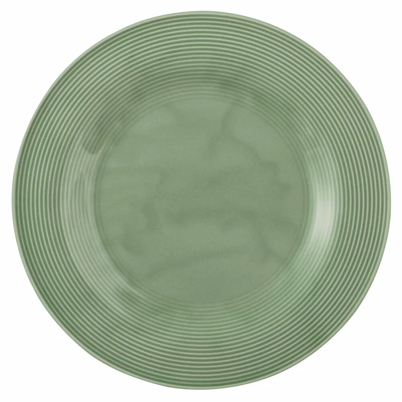 Seltmann Weiden Beat Teller Flach, Speiseteller, Servierteller, Porzellan, Salbeigrün, Ø 30 cm, 001.772187