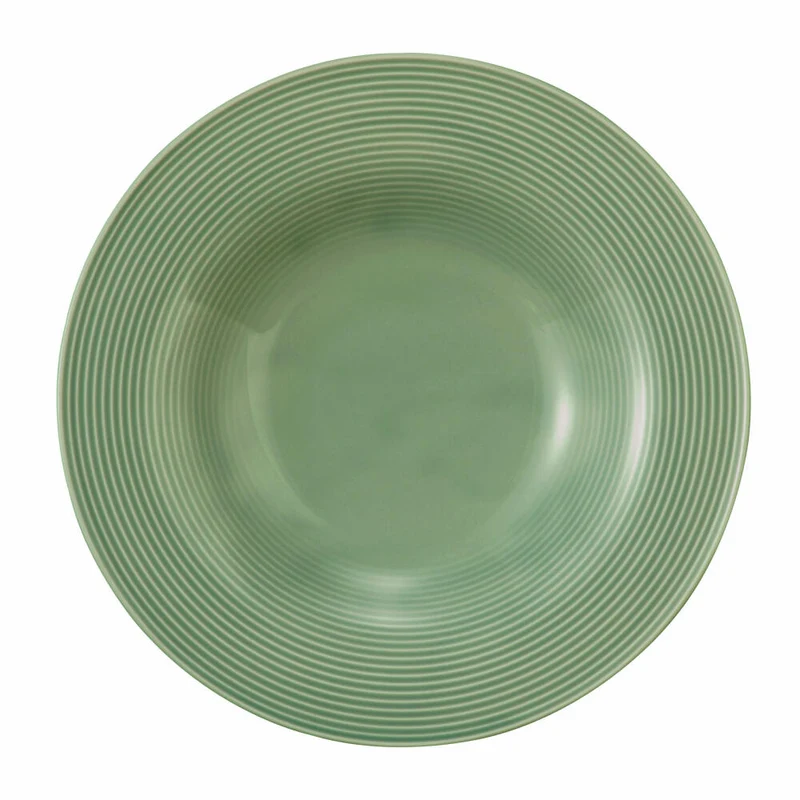 Seltmann Weiden Beat Pasta- / Salatteller, Speiseteller, Teller, Pastateller, Porzellan, Salbeigrün, Ø 27.4 cm, 001.772205