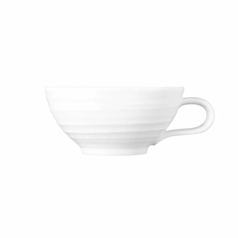 Seltmann Weiden Terra Teeobertasse, Teetasse, Tee Tasse, Porzellan, Weiß, 140 ml, 001.772220