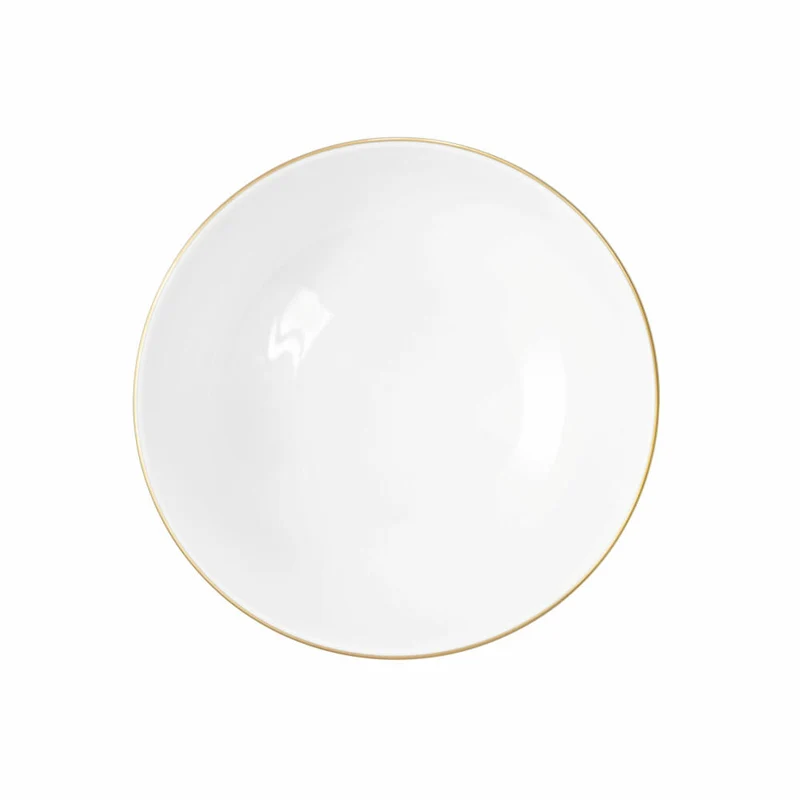 Seltmann Weiden Liberty Müslischale, Schale, Schüssel, Porzellan, Goldrand, Ø 15 cm, 001.765037