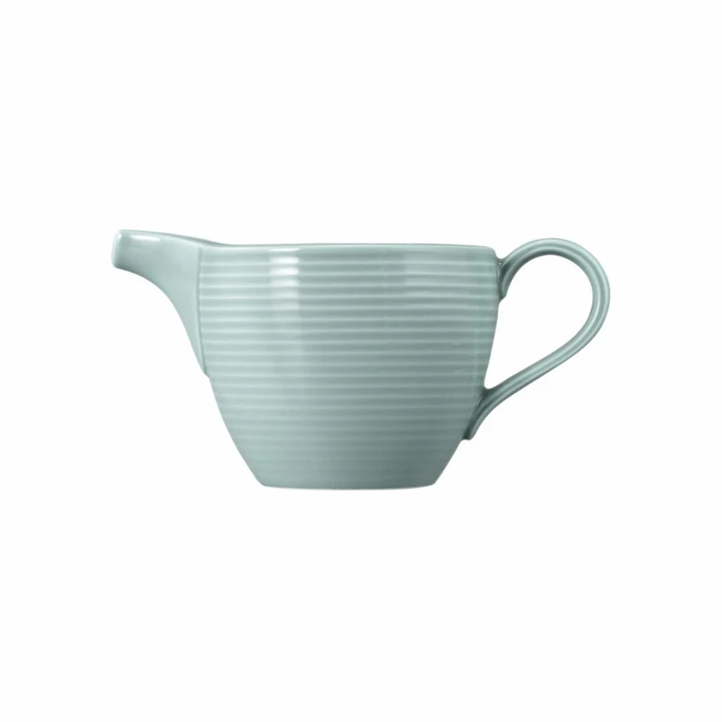 Seltmann Weiden Beat Milchkännchen, Kännchen, Milchgießer, Milchkanne, Porzellan, Arktisblau, 280 ml, 001.765282