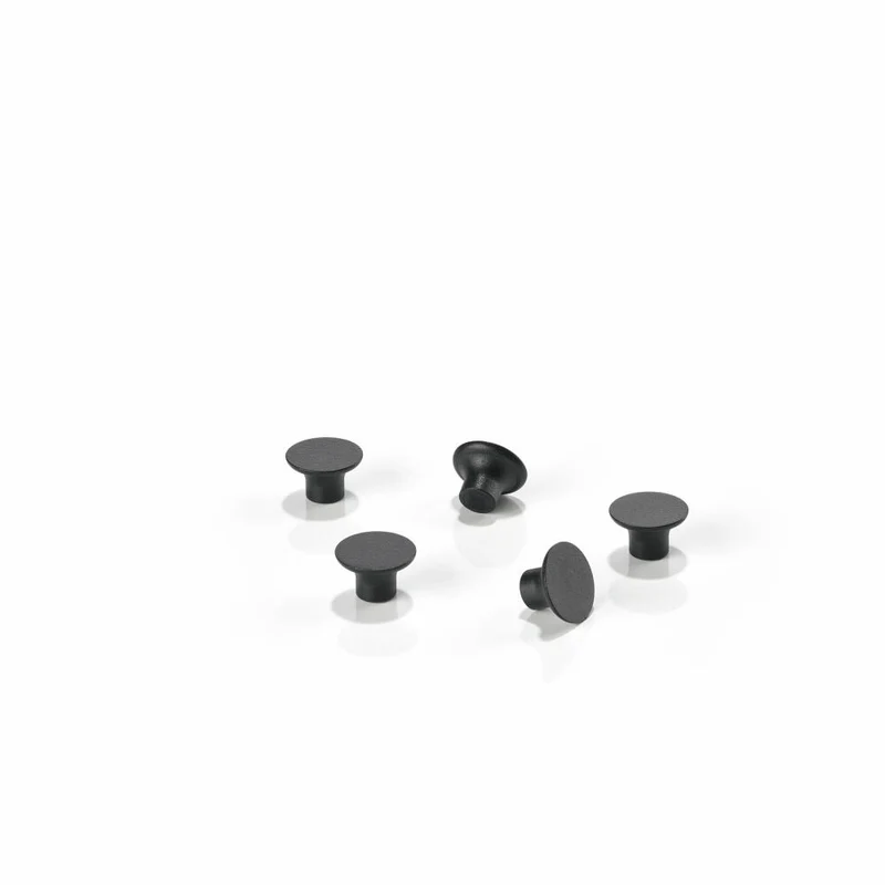 Zone Denmark Magnet A-bulletin board, 5er Set, für Pinnwand, Magnete, Aluminium, Black, 12784
