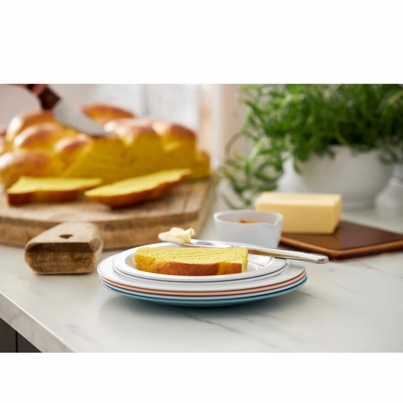 Rosti Speiseteller Hamlet, Essteller, Teller, Melamin, Nordic Blue, 24.5 cm, 23978