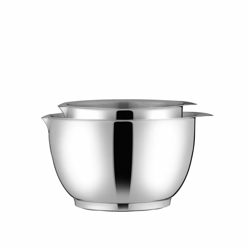 Rosti Schüssel-Set Margrethe 2-tlg., Rührschüsseln, Stahl, Silberfarben, 1.5 + 3 L, 245120